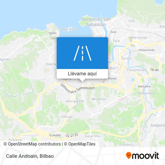 Mapa Calle Andoain