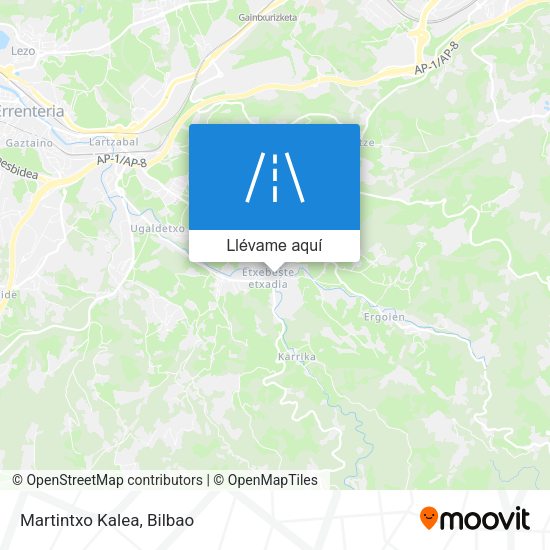 Mapa Martintxo Kalea