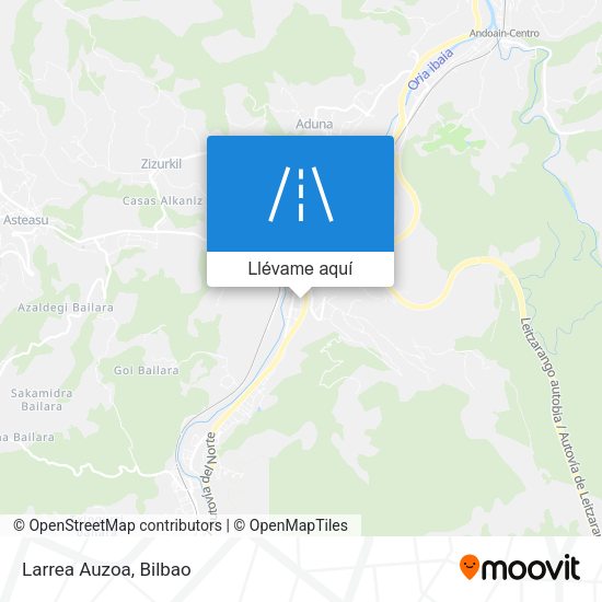 Mapa Larrea Auzoa