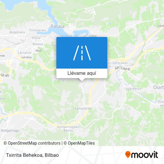 Mapa Txirrita Behekoa