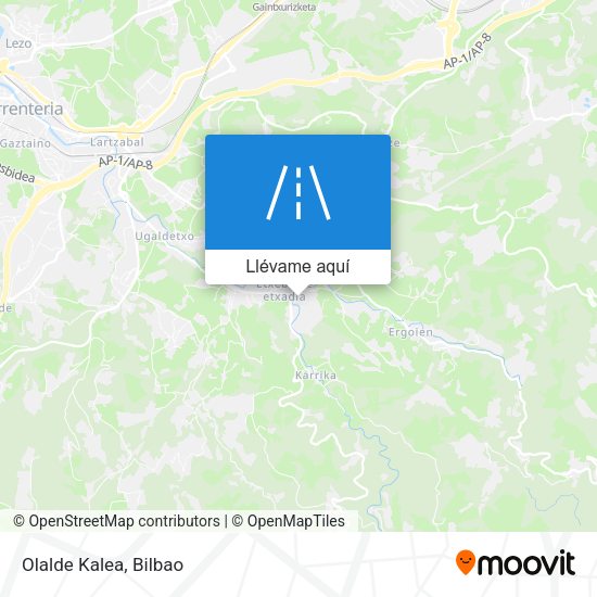 Mapa Olalde Kalea