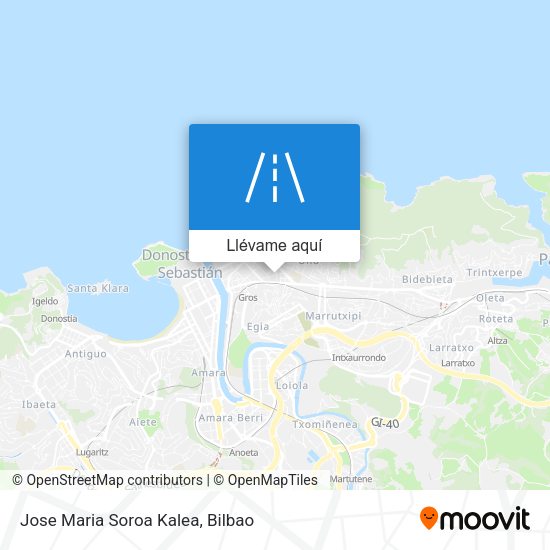 Mapa Jose Maria Soroa Kalea