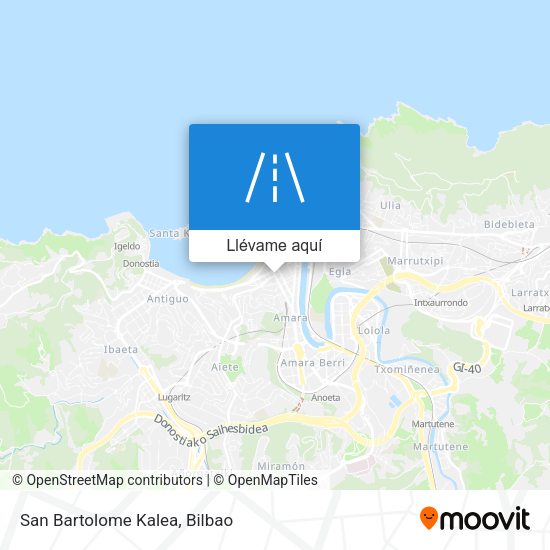 Mapa San Bartolome Kalea