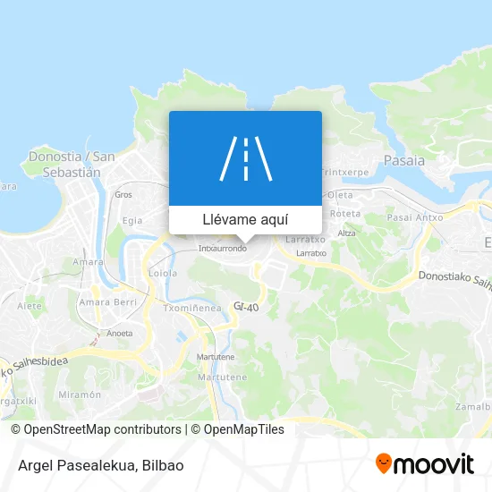 Mapa Argel Pasealekua