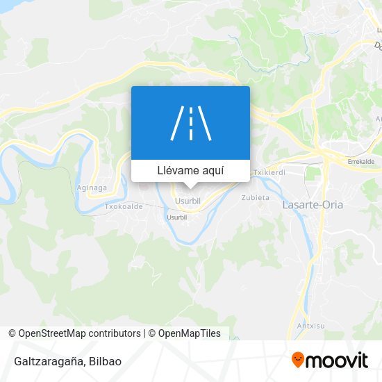 Mapa Galtzaragaña