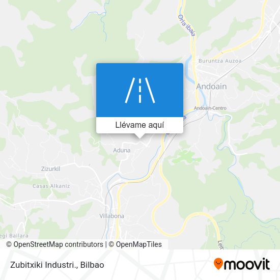 Mapa Zubitxiki Industri.
