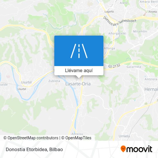 Mapa Donostia Etorbidea