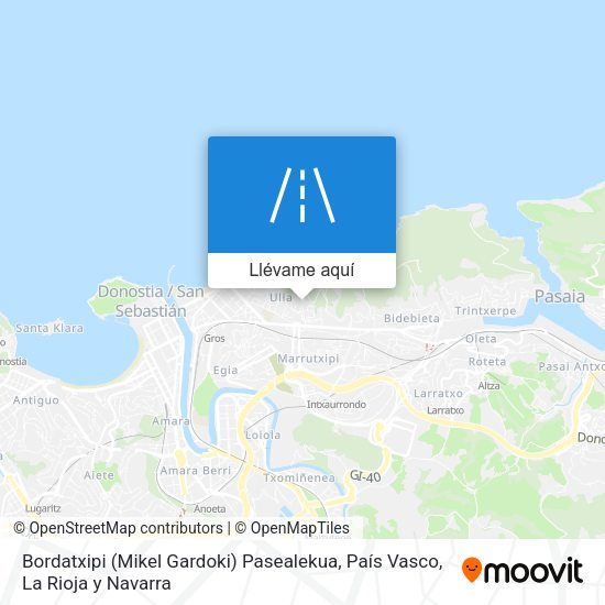 Mapa Bordatxipi (Mikel Gardoki) Pasealekua