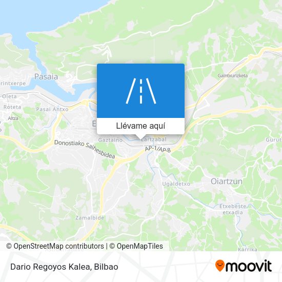 Mapa Dario Regoyos Kalea