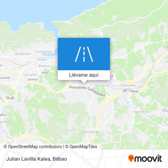 Mapa Julian Lavilla Kalea
