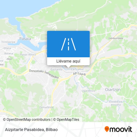 Mapa Aizpitarte Pasabidea