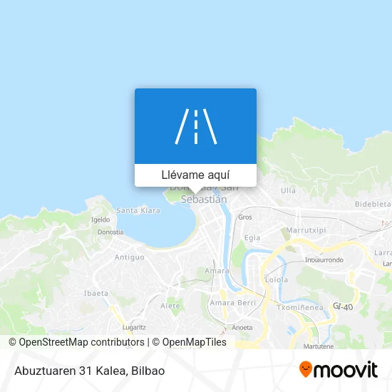 Mapa Abuztuaren 31 Kalea