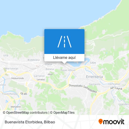 Mapa Buenavista Etorbidea