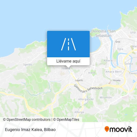 Mapa Eugenio Imaz Kalea