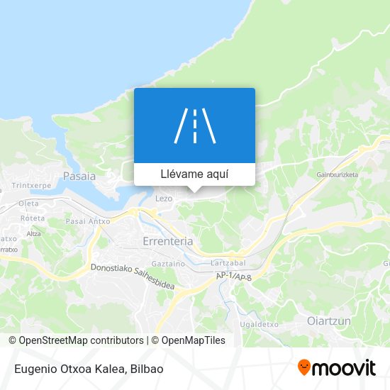 Mapa Eugenio Otxoa Kalea