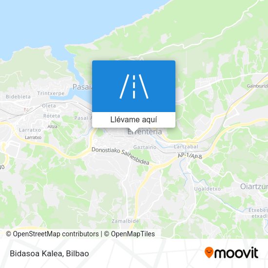 Mapa Bidasoa Kalea
