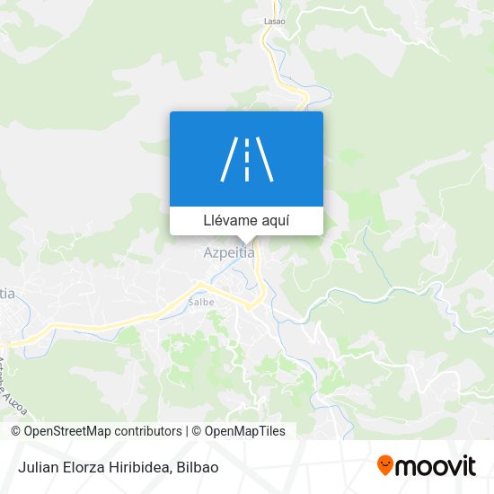 Mapa Julian Elorza Hiribidea