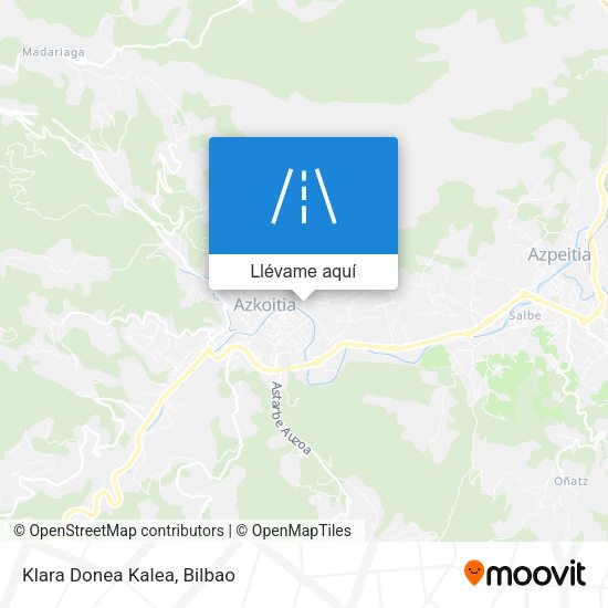 Mapa Klara Donea Kalea