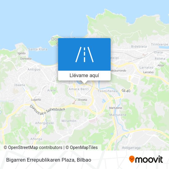 Mapa Bigarren Errepublikaren Plaza