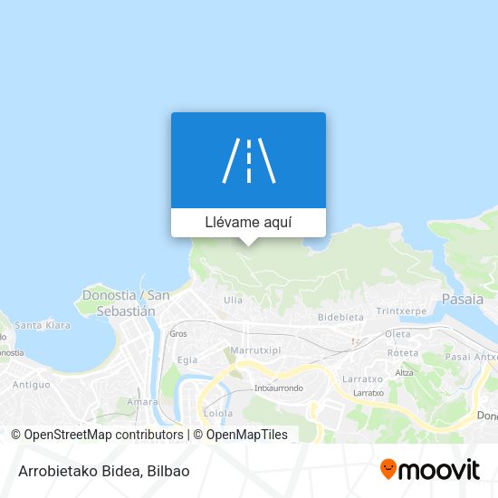 Mapa Arrobietako Bidea