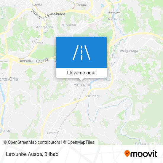 Mapa Latxunbe Ausoa
