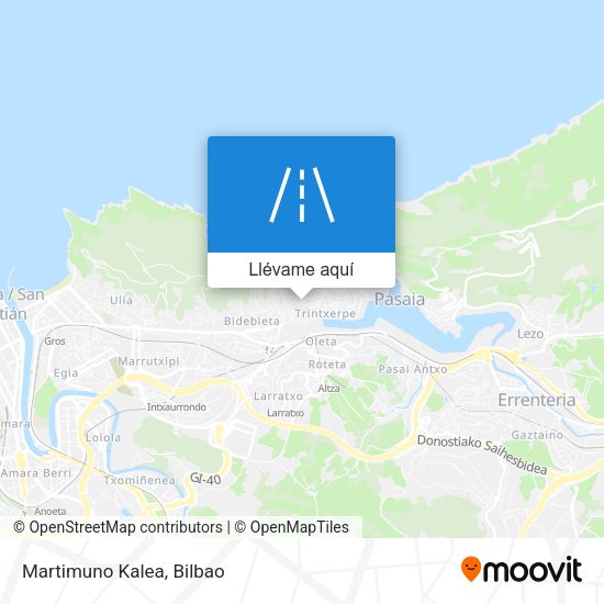Mapa Martimuno Kalea