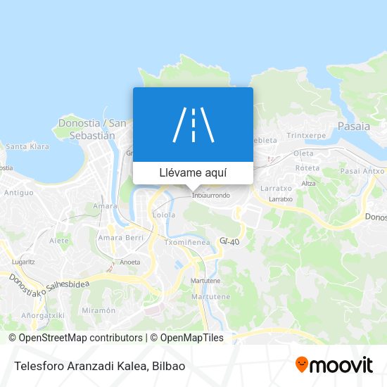 Mapa Telesforo Aranzadi Kalea