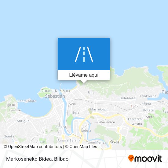 Mapa Markoseneko Bidea