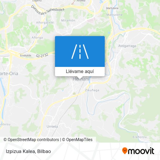 Mapa Izpizua Kalea