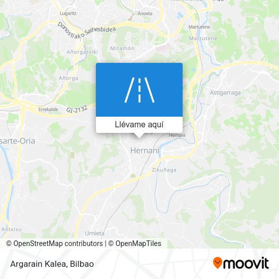 Mapa Argarain Kalea