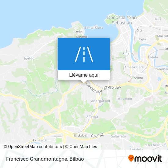 Mapa Francisco Grandmontagne