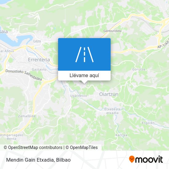 Mapa Mendin Gain Etxadia