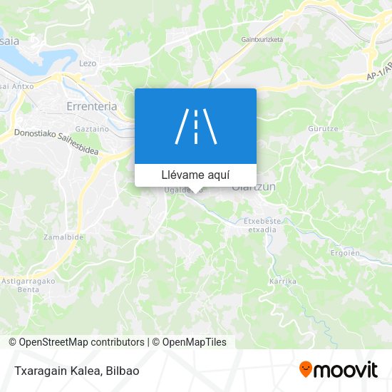 Mapa Txaragain Kalea