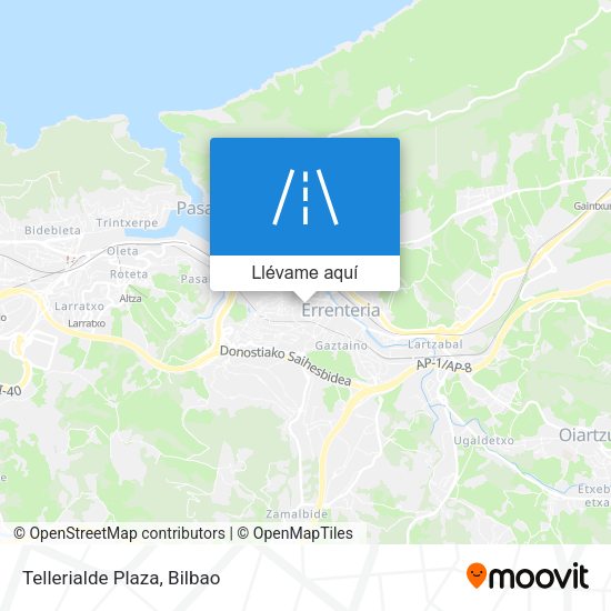Mapa Tellerialde Plaza