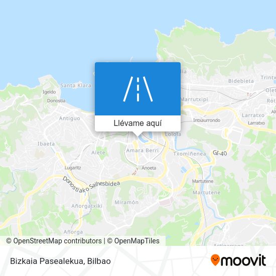 Mapa Bizkaia Pasealekua