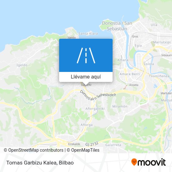 Mapa Tomas Garbizu Kalea