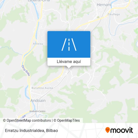 Mapa Erratzu Industrialdea