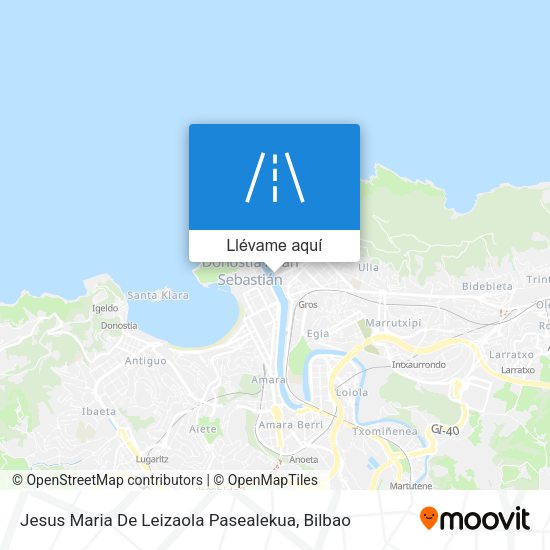 Mapa Jesus Maria De Leizaola Pasealekua