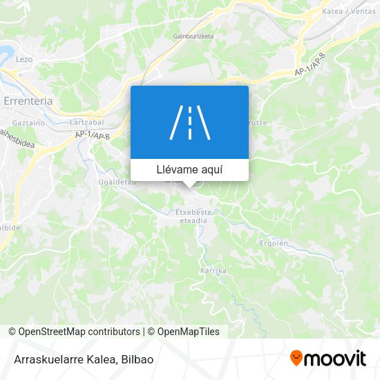 Mapa Arraskuelarre Kalea