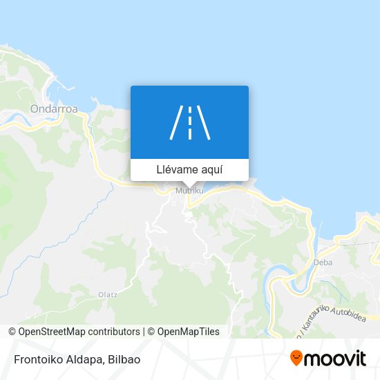 Mapa Frontoiko Aldapa