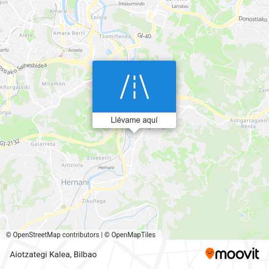 Mapa Aiotzategi Kalea