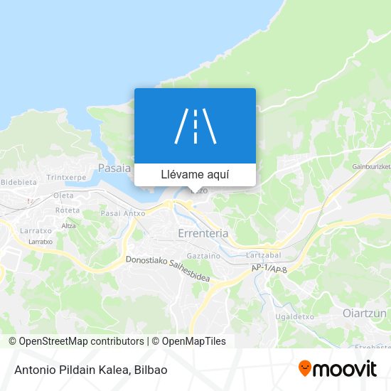 Mapa Antonio Pildain Kalea