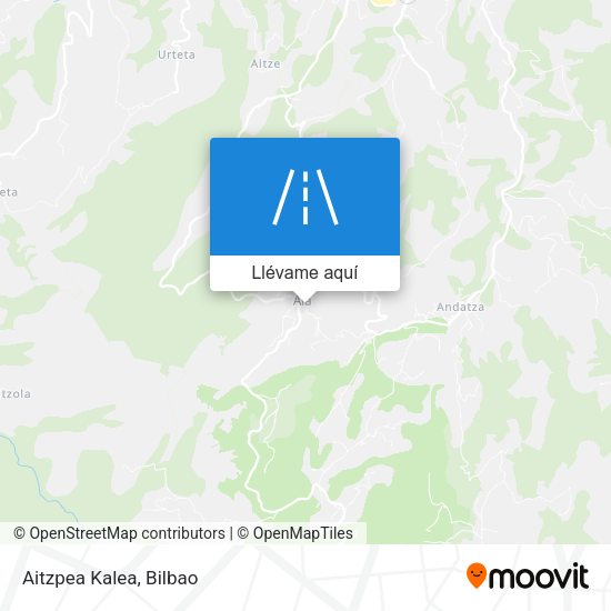 Mapa Aitzpea Kalea