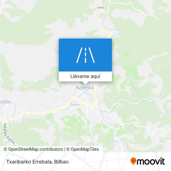 Mapa Txaribarko Errebala