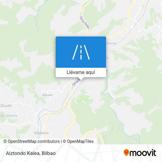 Mapa Aiztondo Kalea