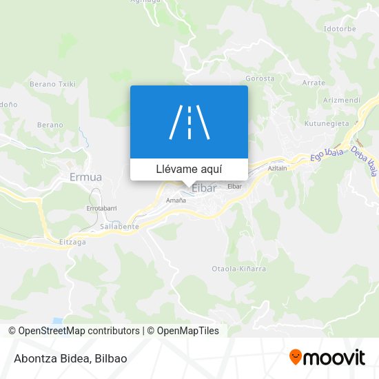 Mapa Abontza Bidea