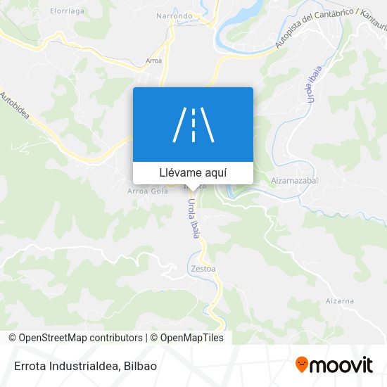 Mapa Errota Industrialdea