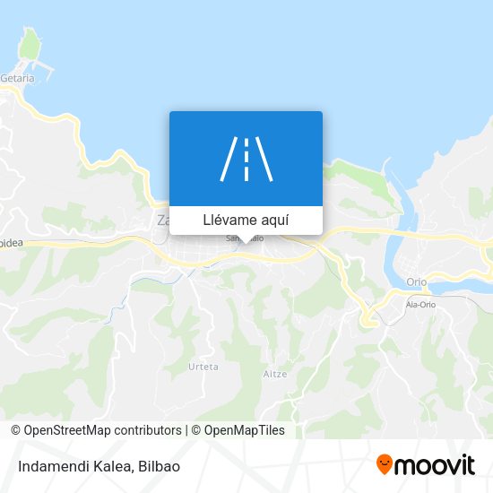 Mapa Indamendi Kalea