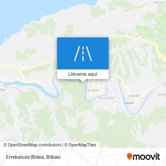 Mapa Errekaluze Bidea