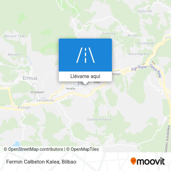 Mapa Fermin Calbeton Kalea